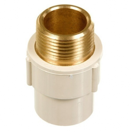 CONECTOR MACHO INSERTO BRONCE